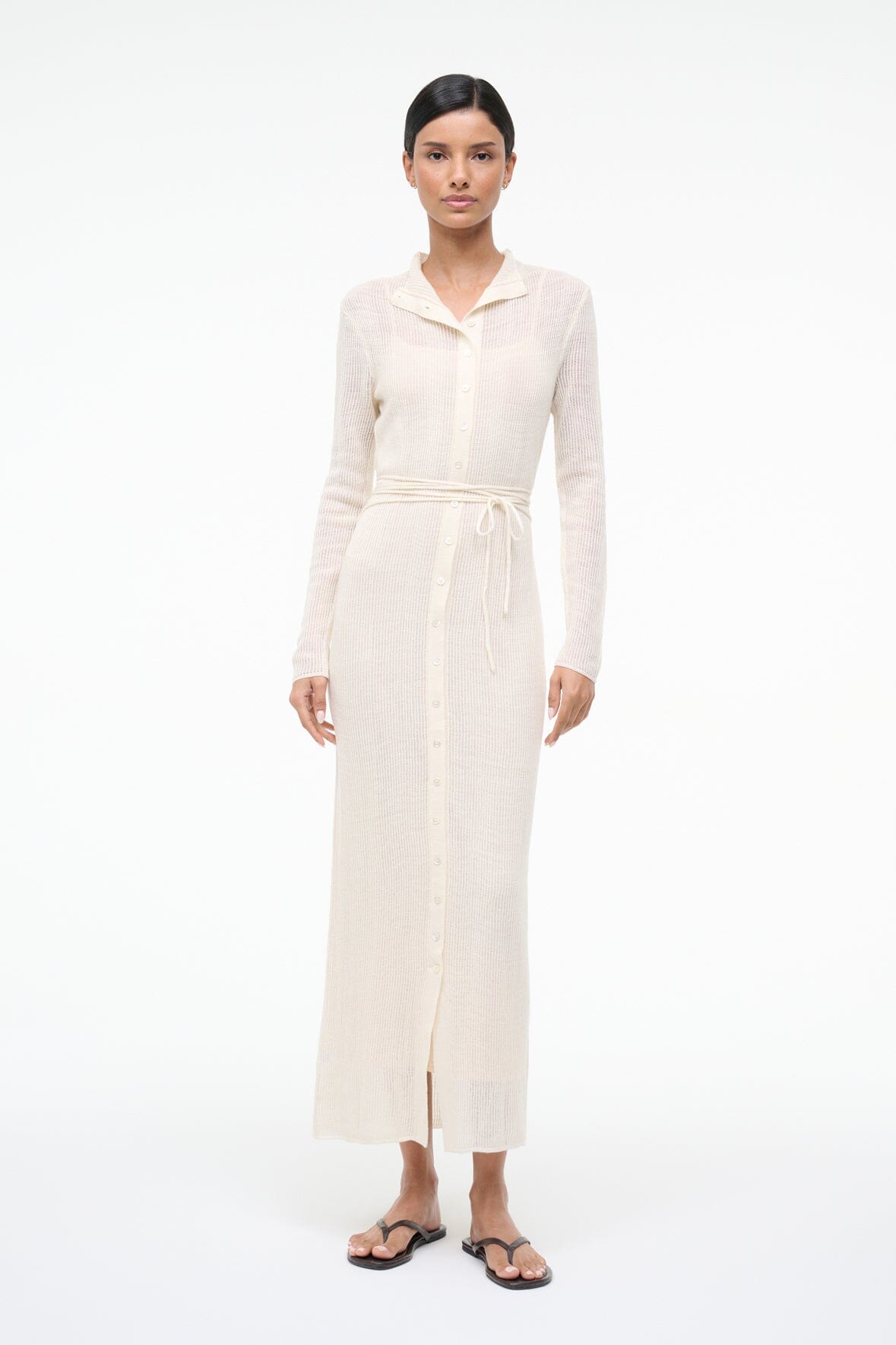 STAUD | Marianne Dress Ivory