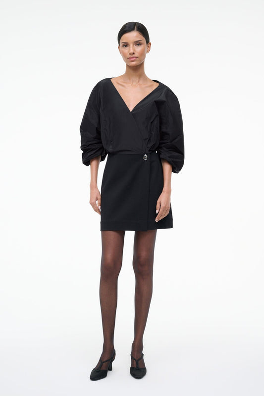 STAUD | Orion Mini Dress Black