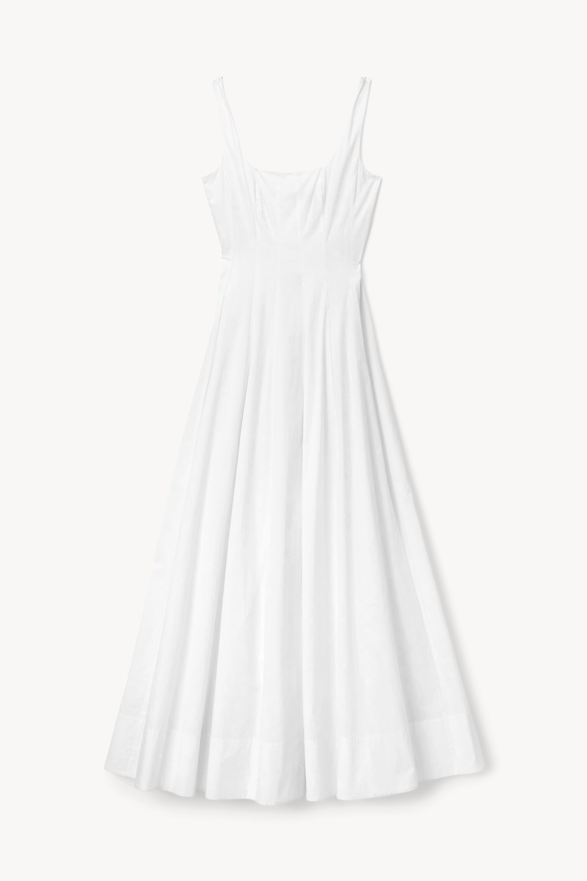 STAUD | Wells Maxi Dress White
