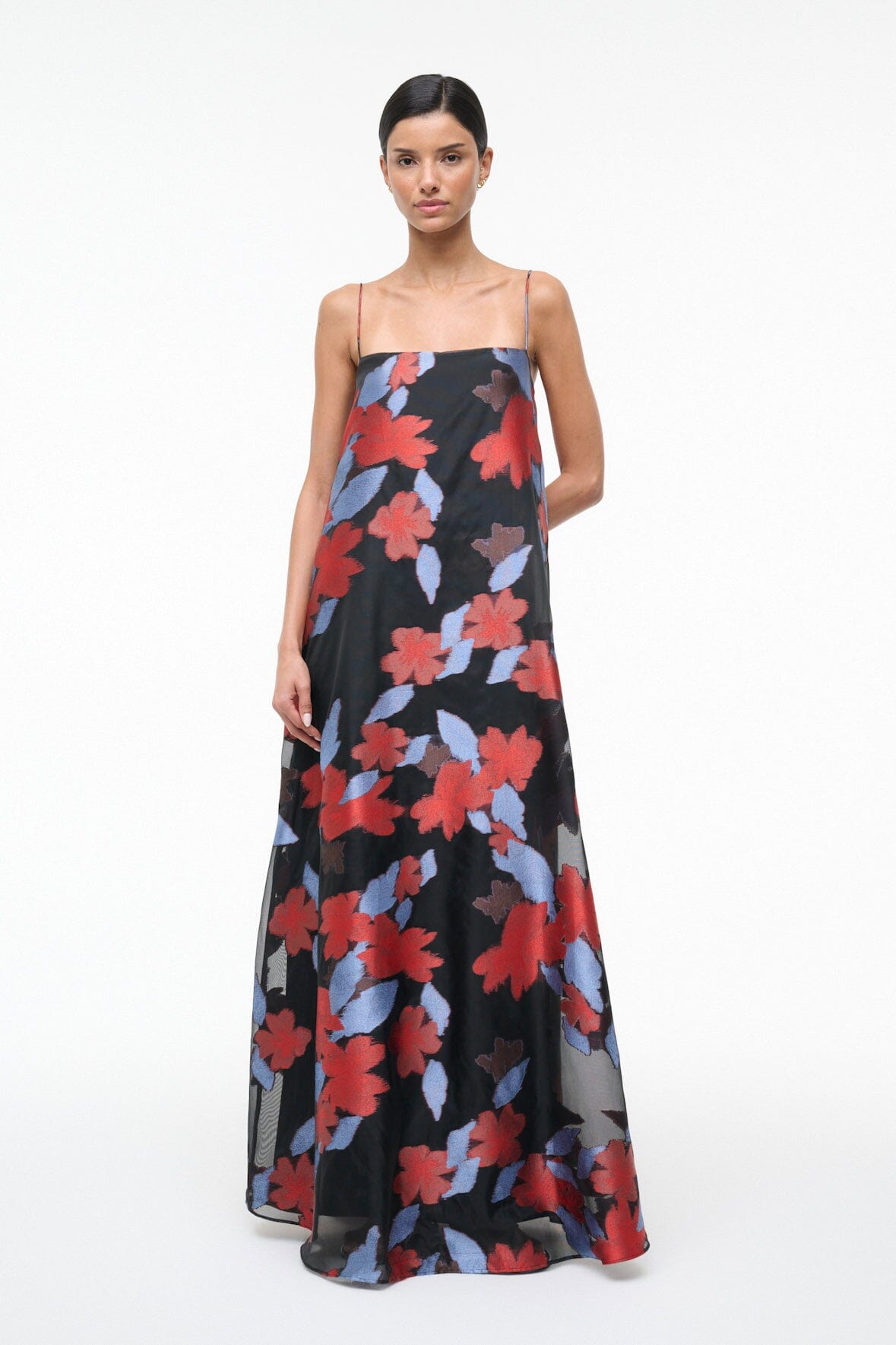 STAUD | Delfina Dress Night Garden