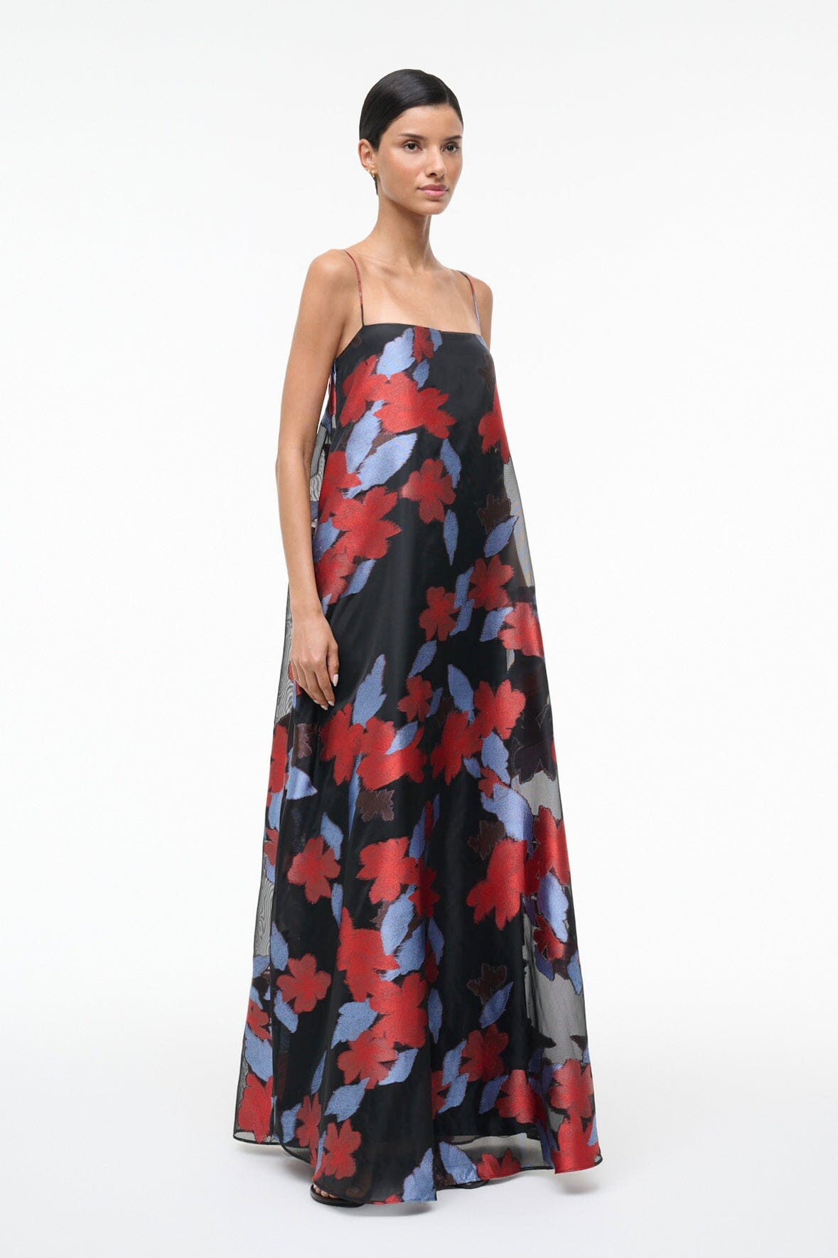 STAUD | Delfina Dress Night Garden