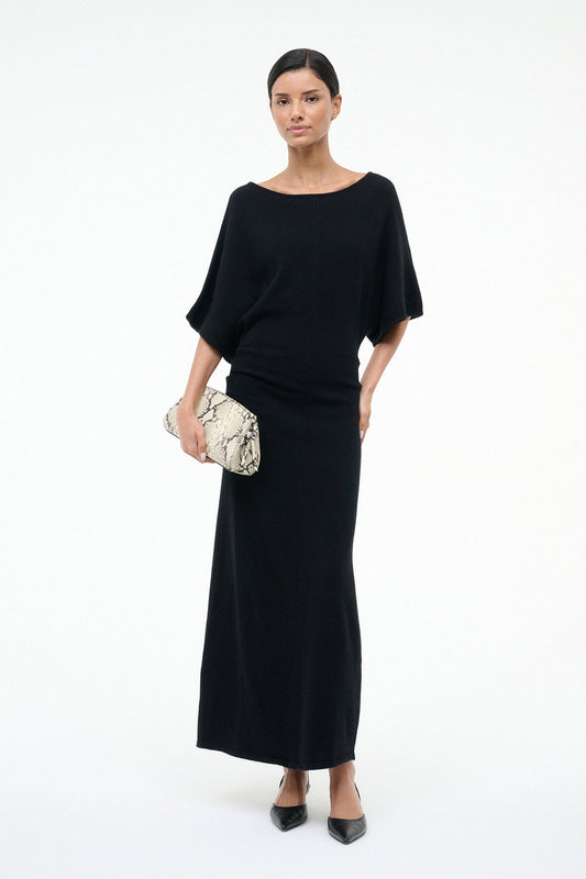 STAUD | Amelie Sweater Dress Black