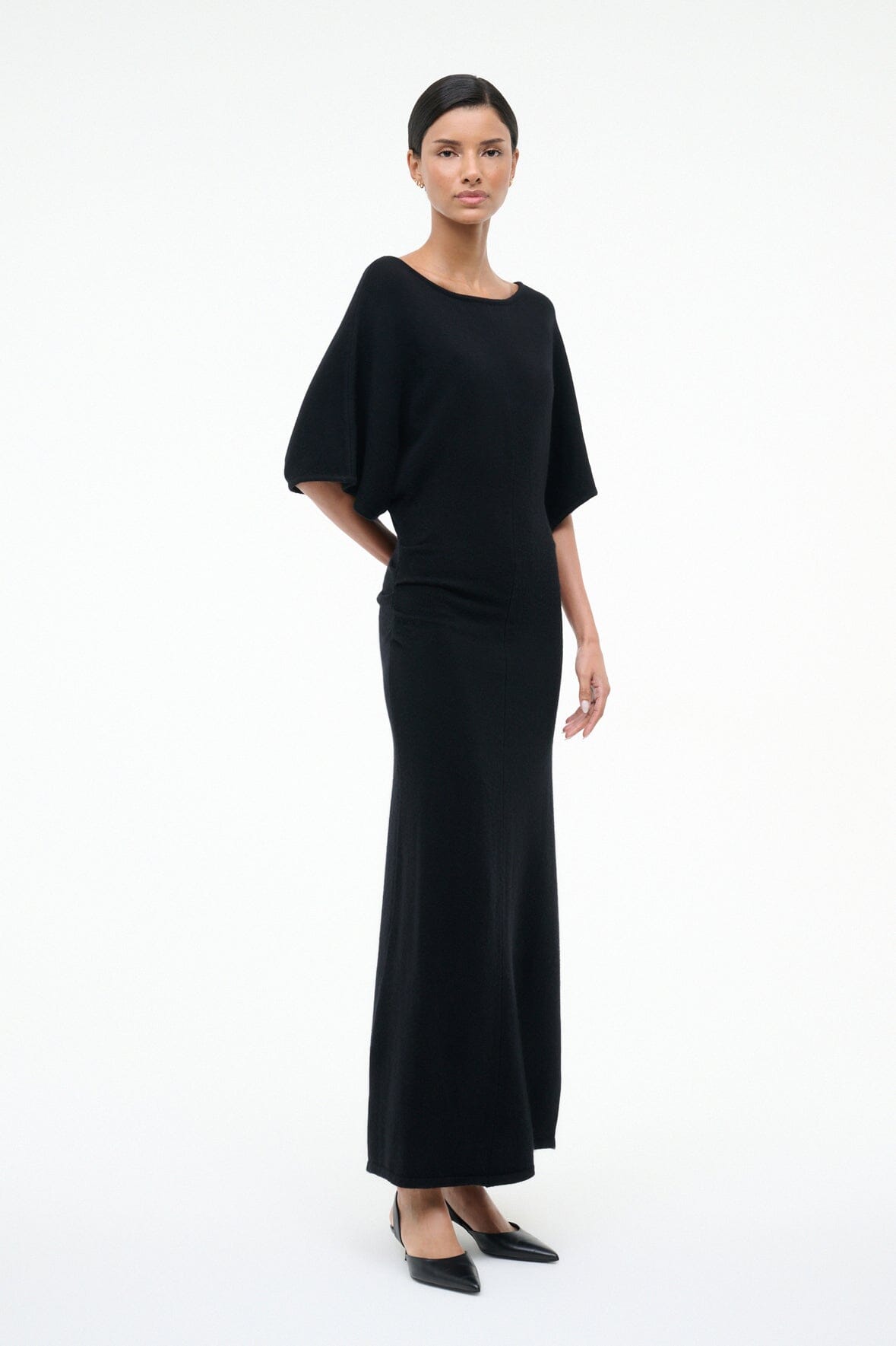 STAUD | Amelie Sweater Dress Black