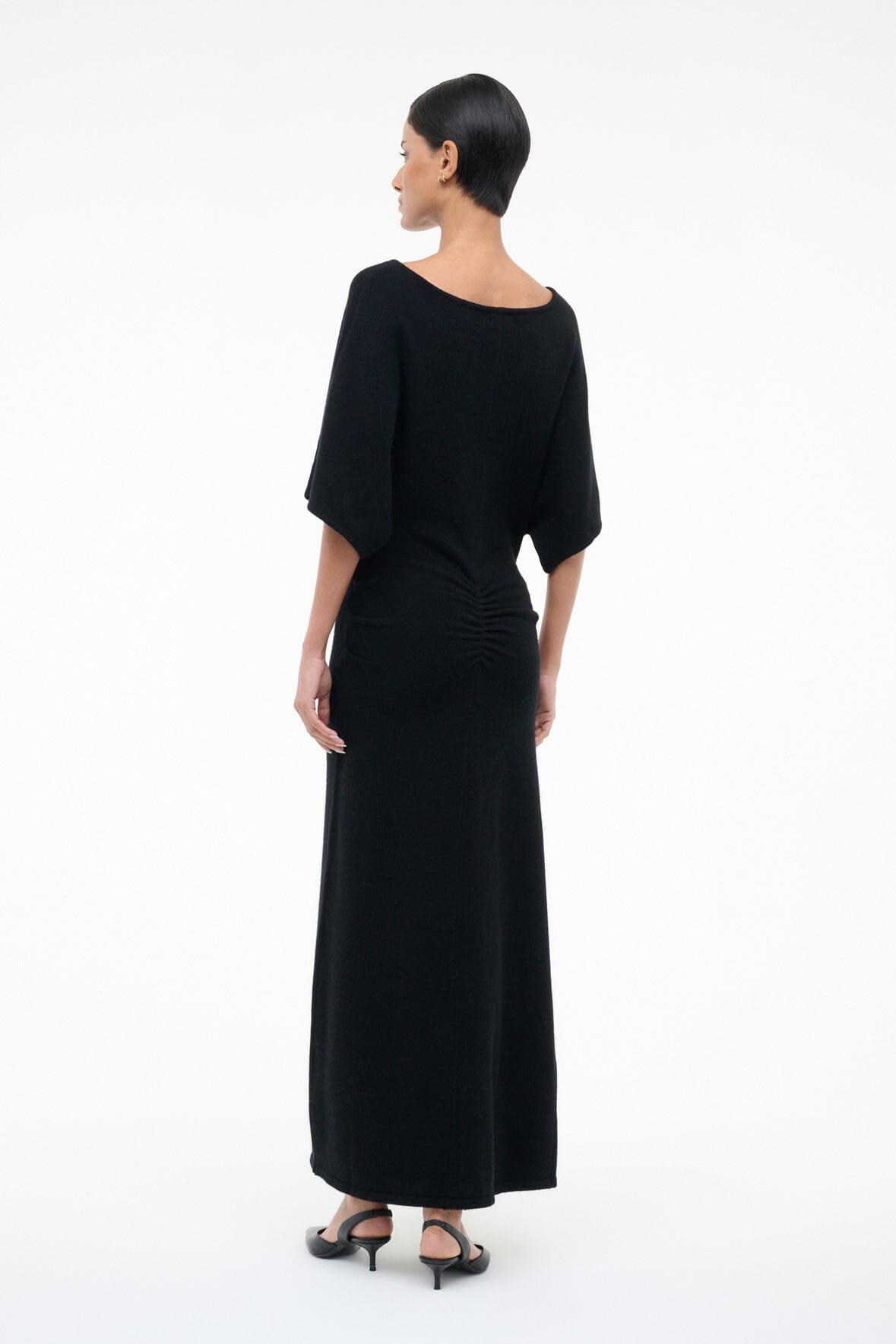 STAUD | Amelie Sweater Dress Black