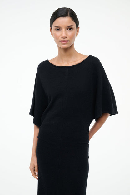 STAUD | Amelie Sweater Dress Black