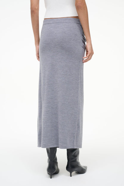 STAUD | Wilma Skirt Heather Grey
