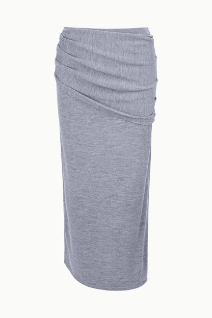 STAUD | Wilma Skirt Heather Grey