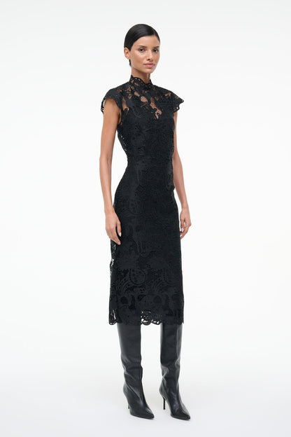 STAUD | Rosaline Dress Black