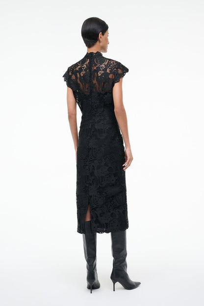 STAUD | Rosaline Dress Black