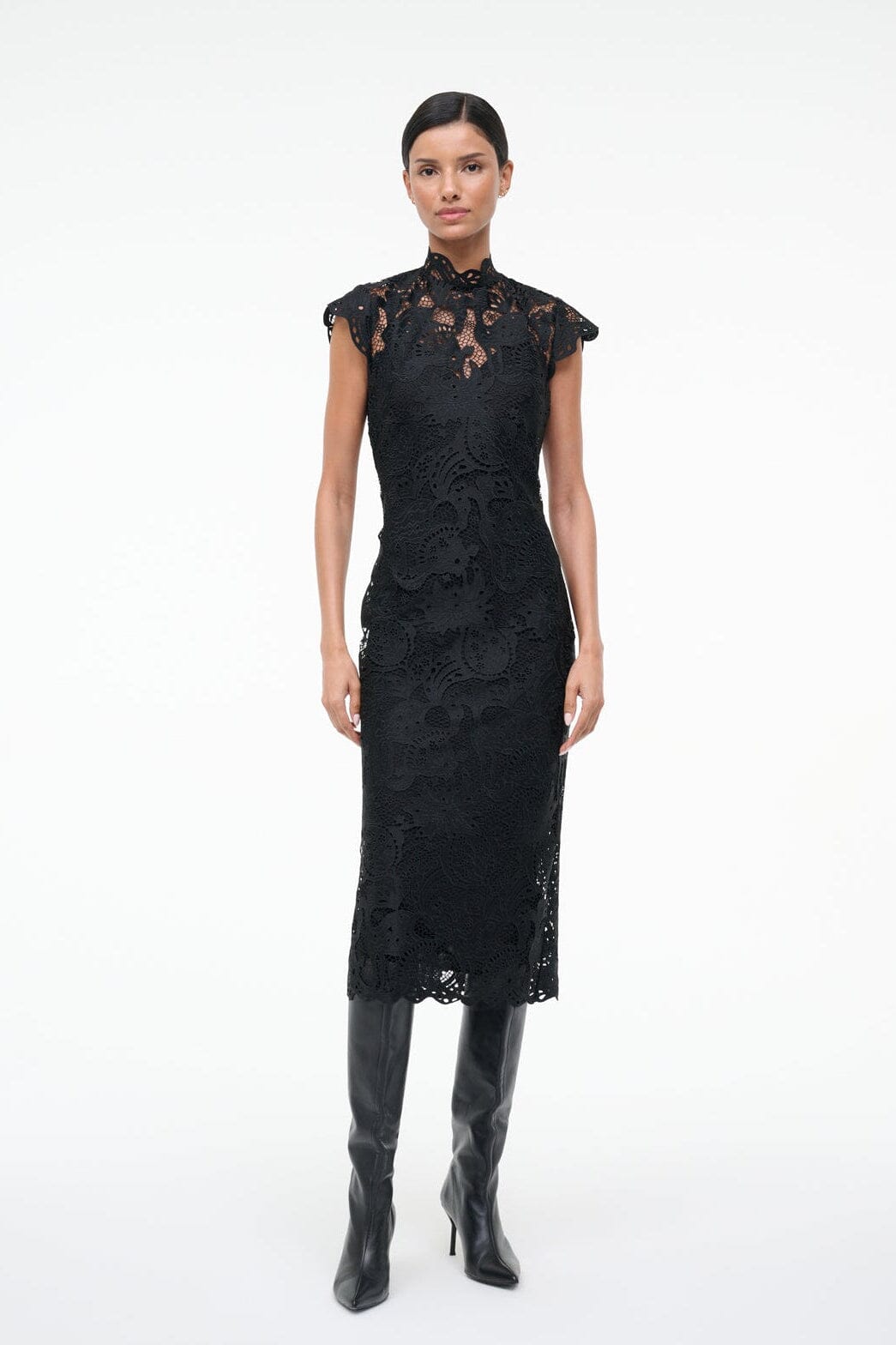STAUD | Rosaline Dress Black