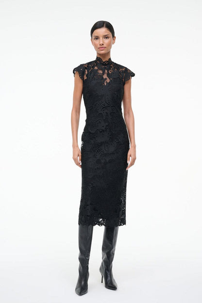 STAUD | Rosaline Dress Black