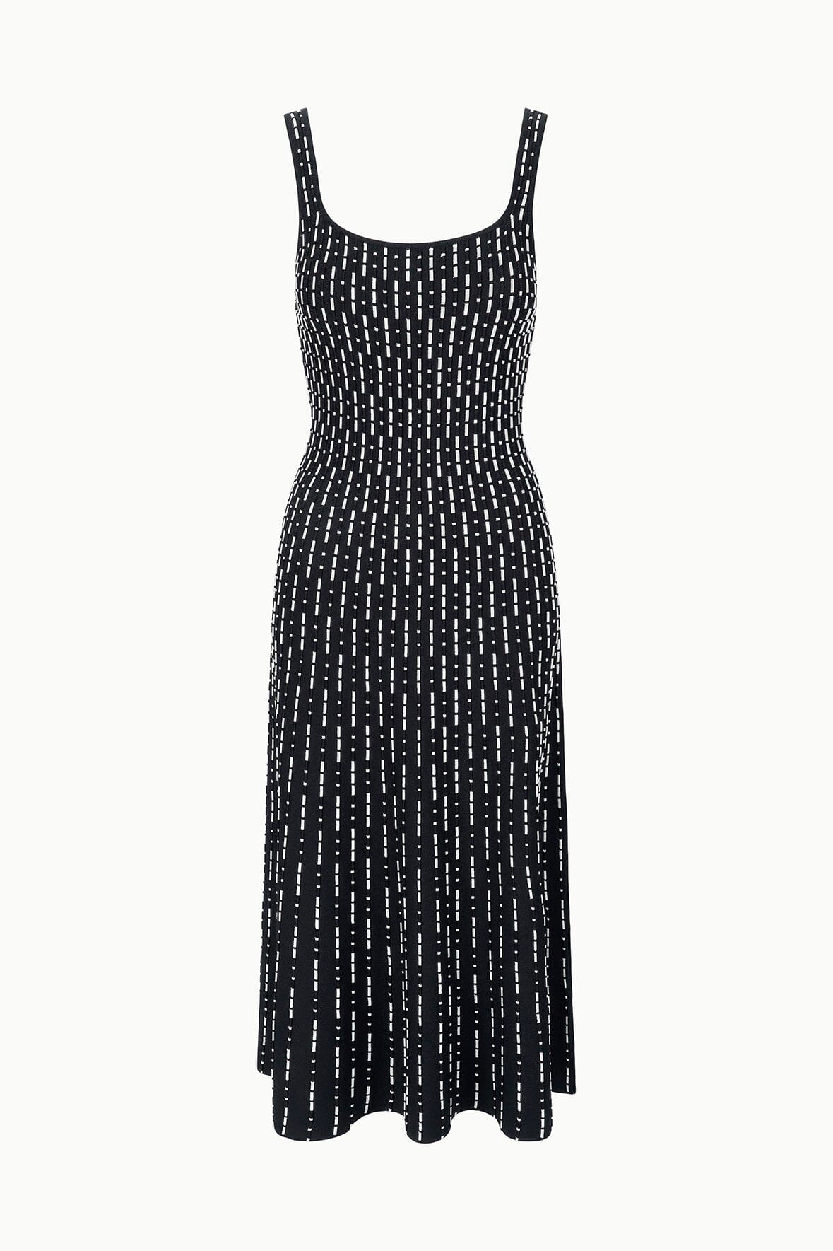 STAUD | Ellison Dress Black Geo