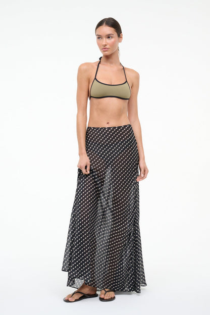 STAUD | Velma Skirt Black Geo