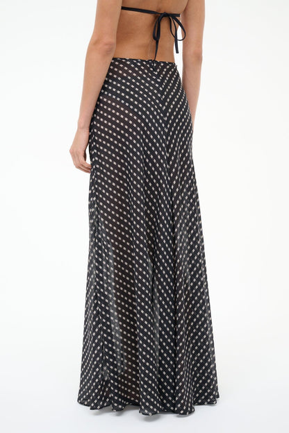 STAUD | Velma Skirt Black Geo
