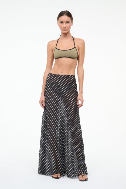 STAUD | Velma Skirt Black Geo