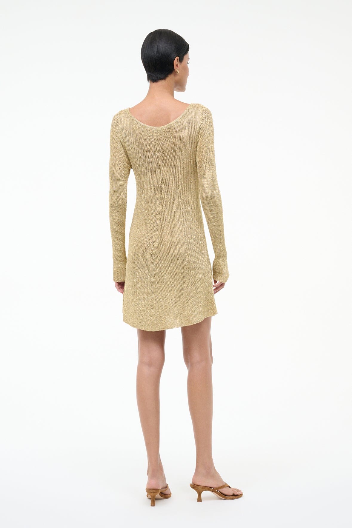 STAUD | Nikitta Mini Dress Gold