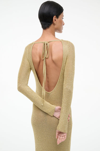 STAUD | Nikitta Dress Gold