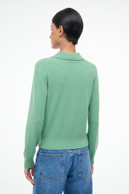 STAUD | Gemma Cashmere Sweater Leaf