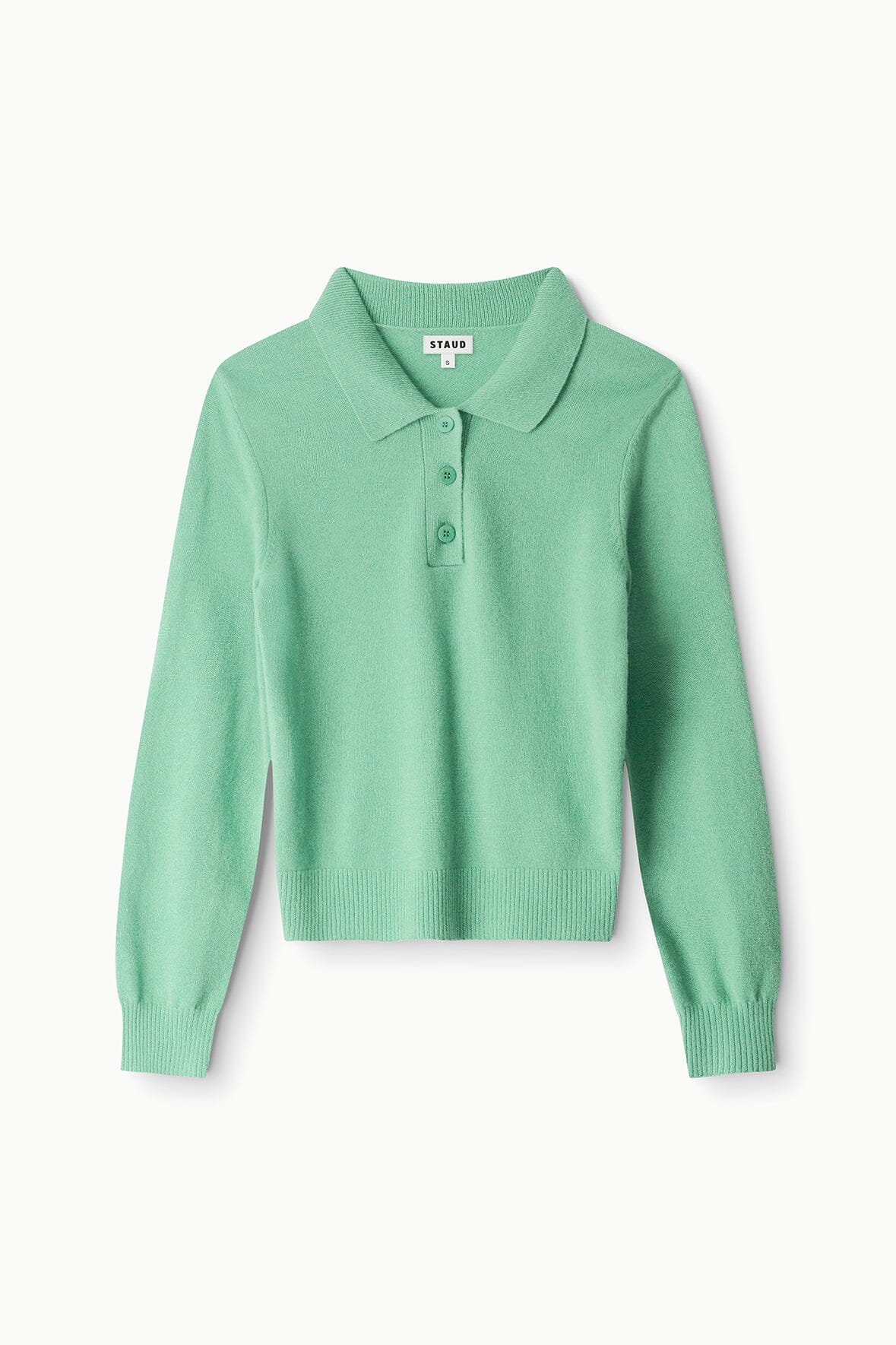 STAUD | Gemma Cashmere Sweater Leaf