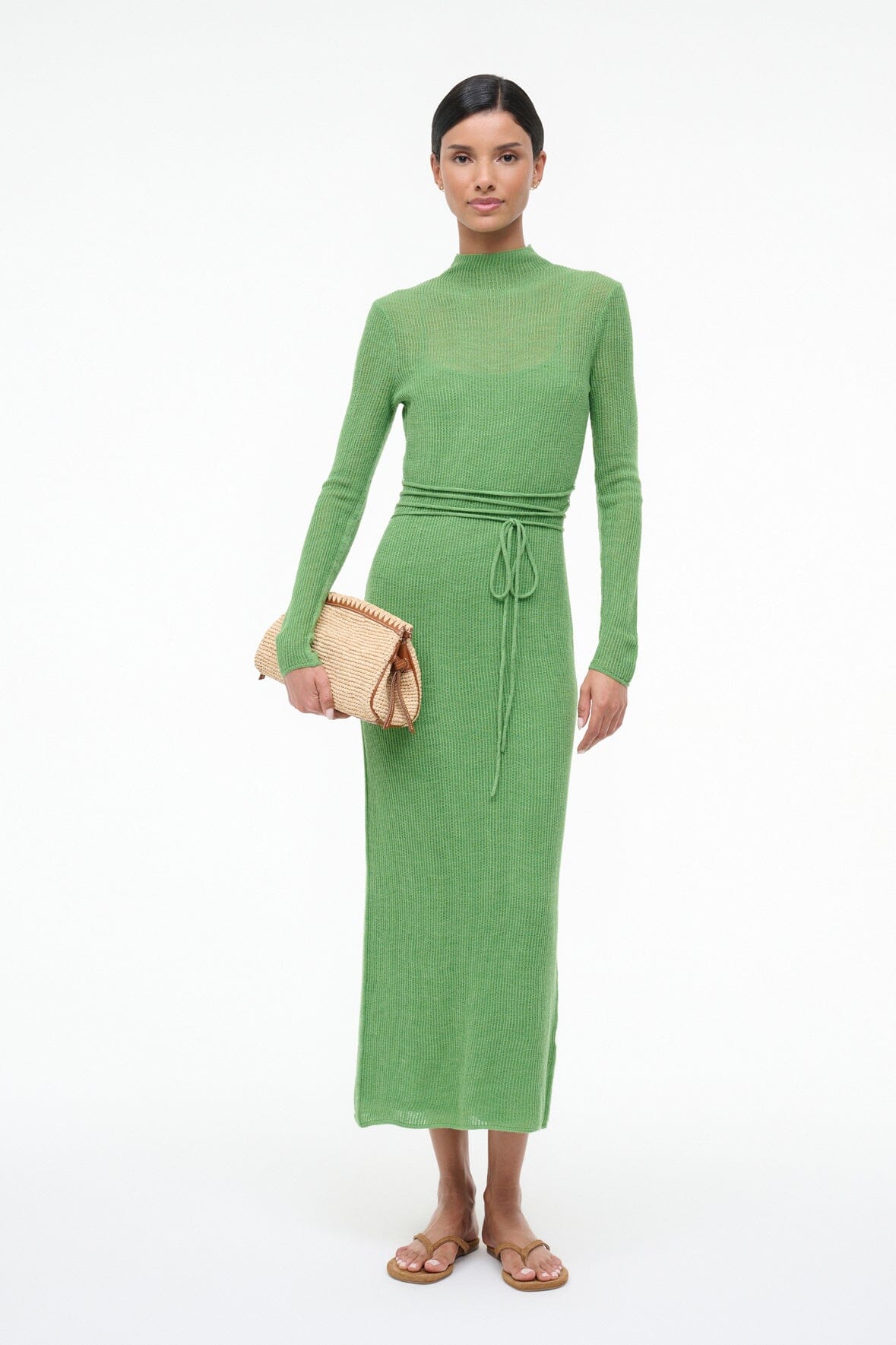 STAUD | Marianne Dress Leaf