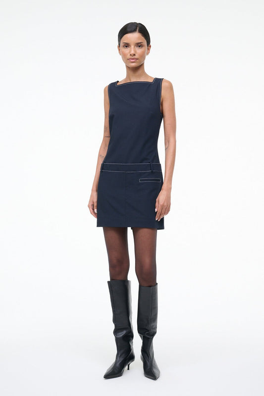 STAUD | Skyla Dress Navy