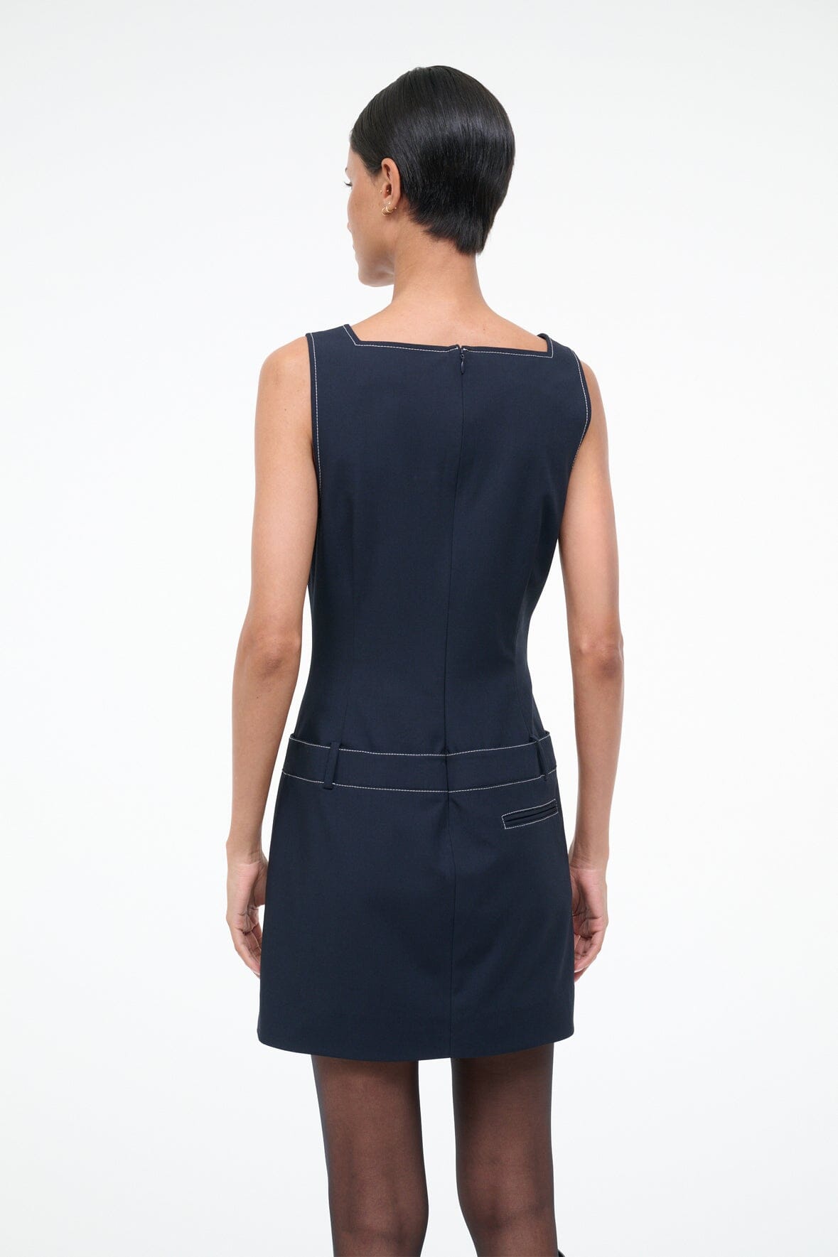 STAUD | Skyla Dress Navy
