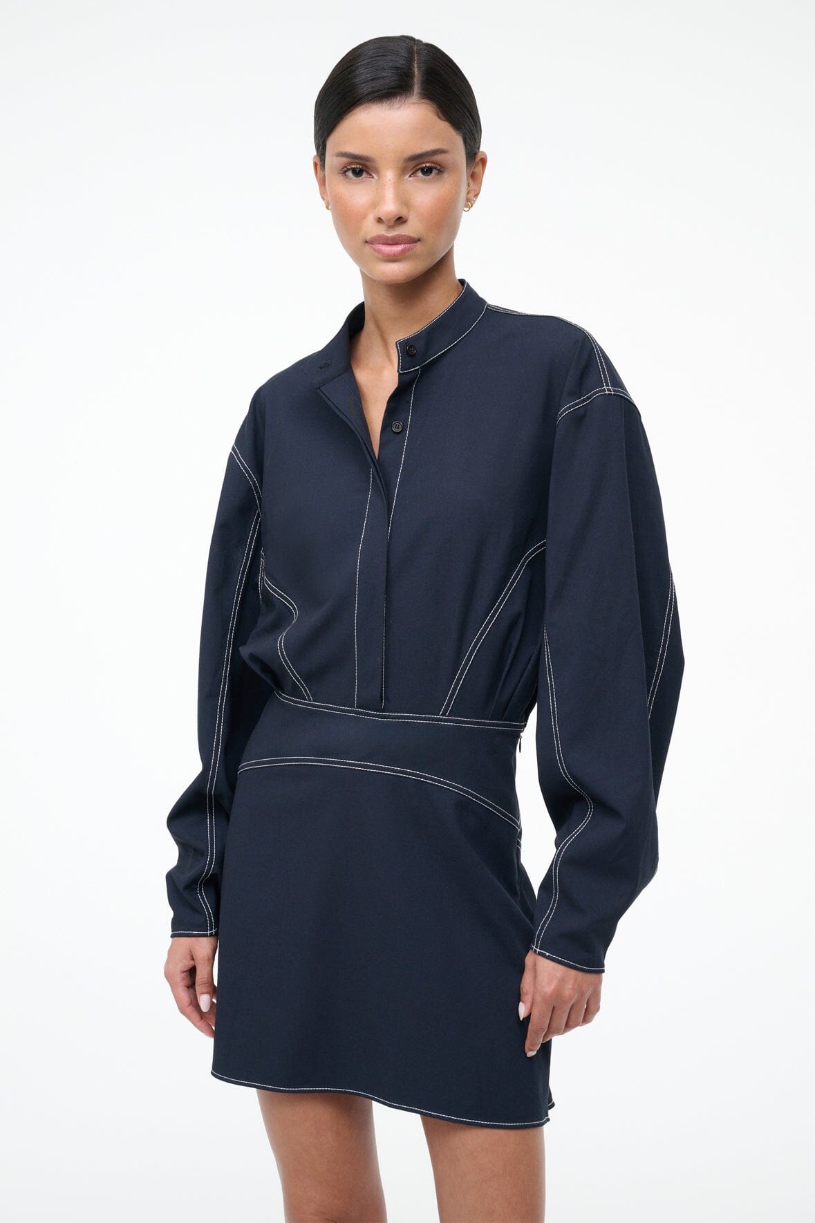 STAUD | Kiln Dress Navy