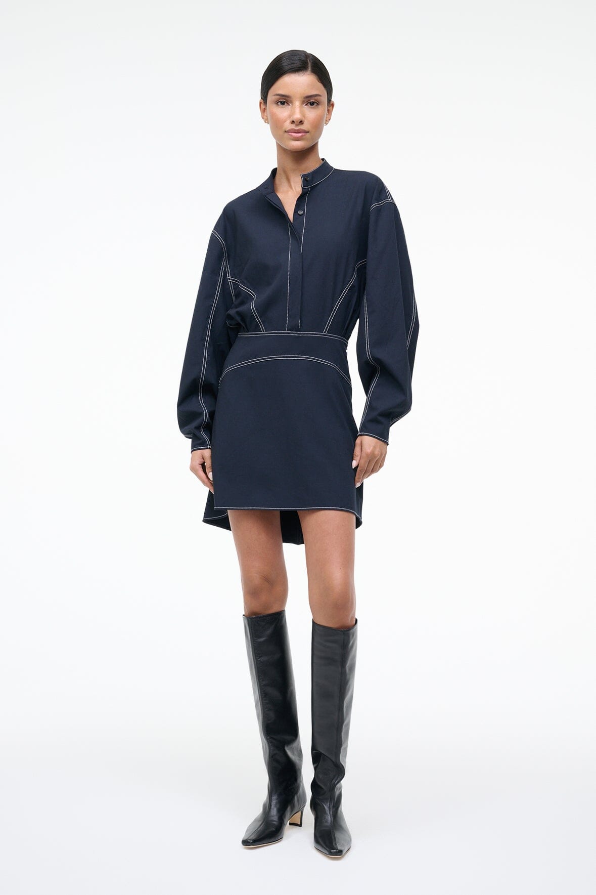 STAUD | Kiln Dress Navy