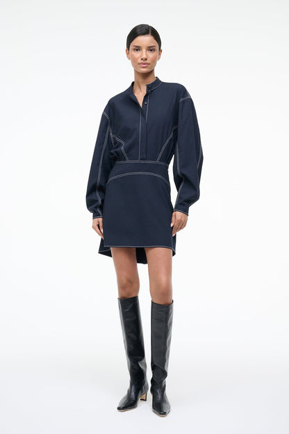 STAUD | Kiln Dress Navy