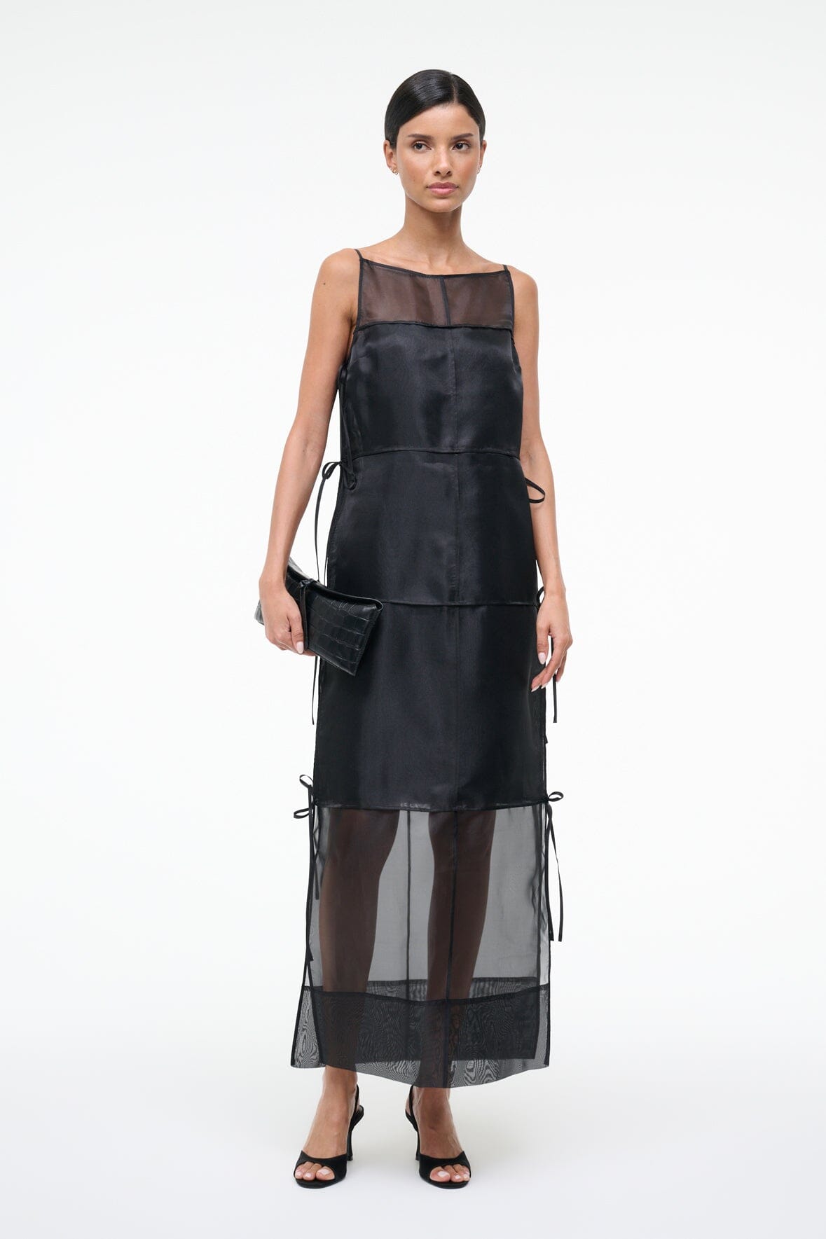 STAUD | Chandler Dress Black