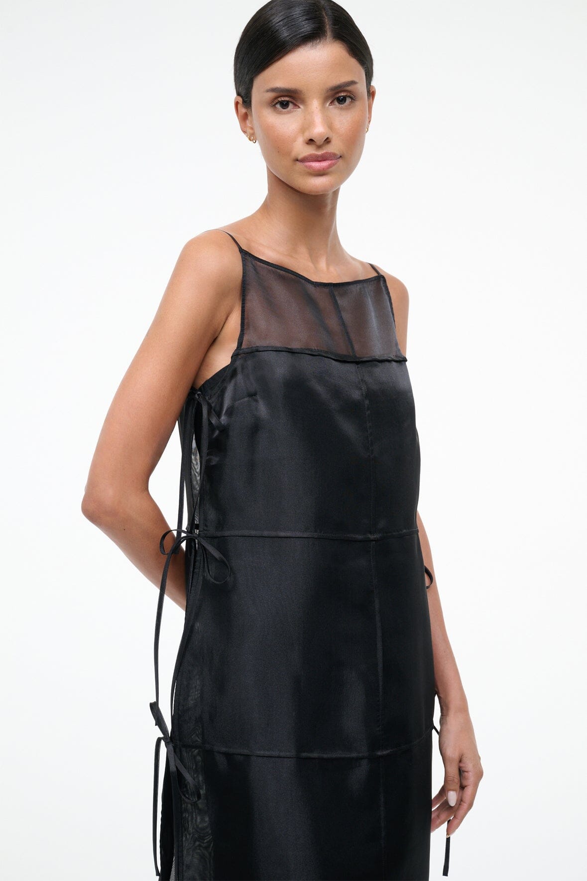 STAUD | Chandler Dress Black