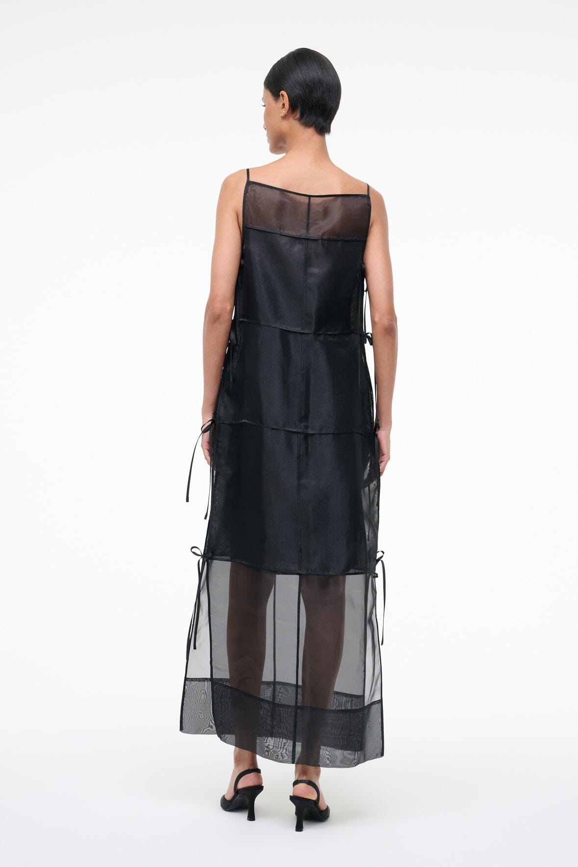 STAUD | Chandler Dress Black