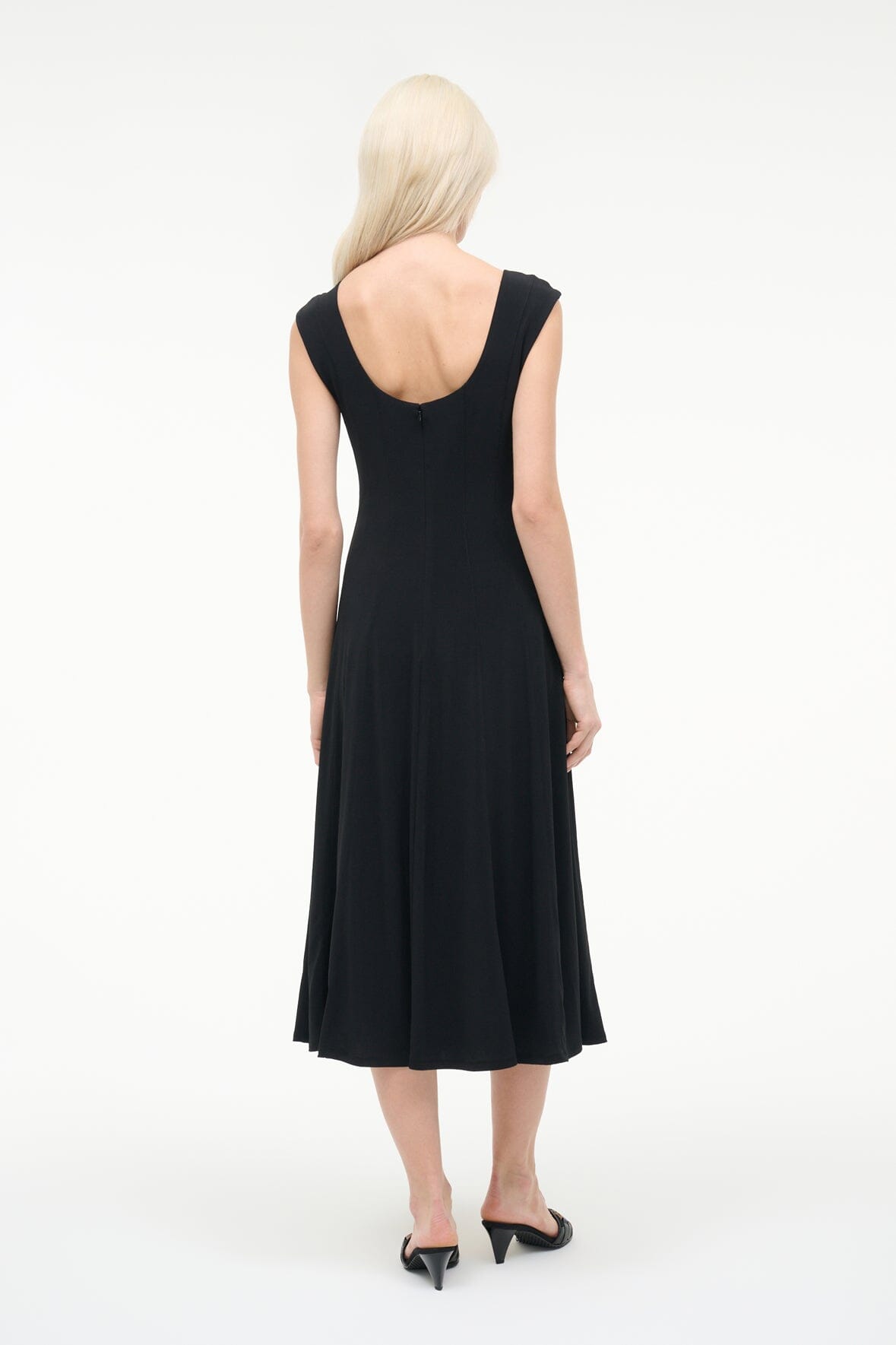 STAUD | Charlotte Jersey Dress Black