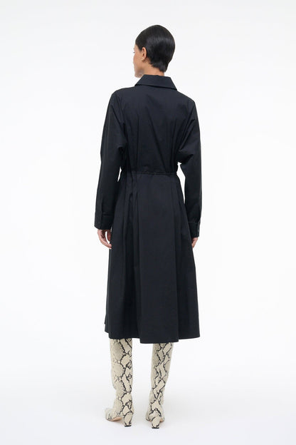 STAUD | Chi Midi Dress Black