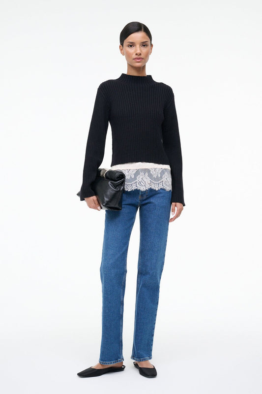 STAUD | Willow Sweater Black
