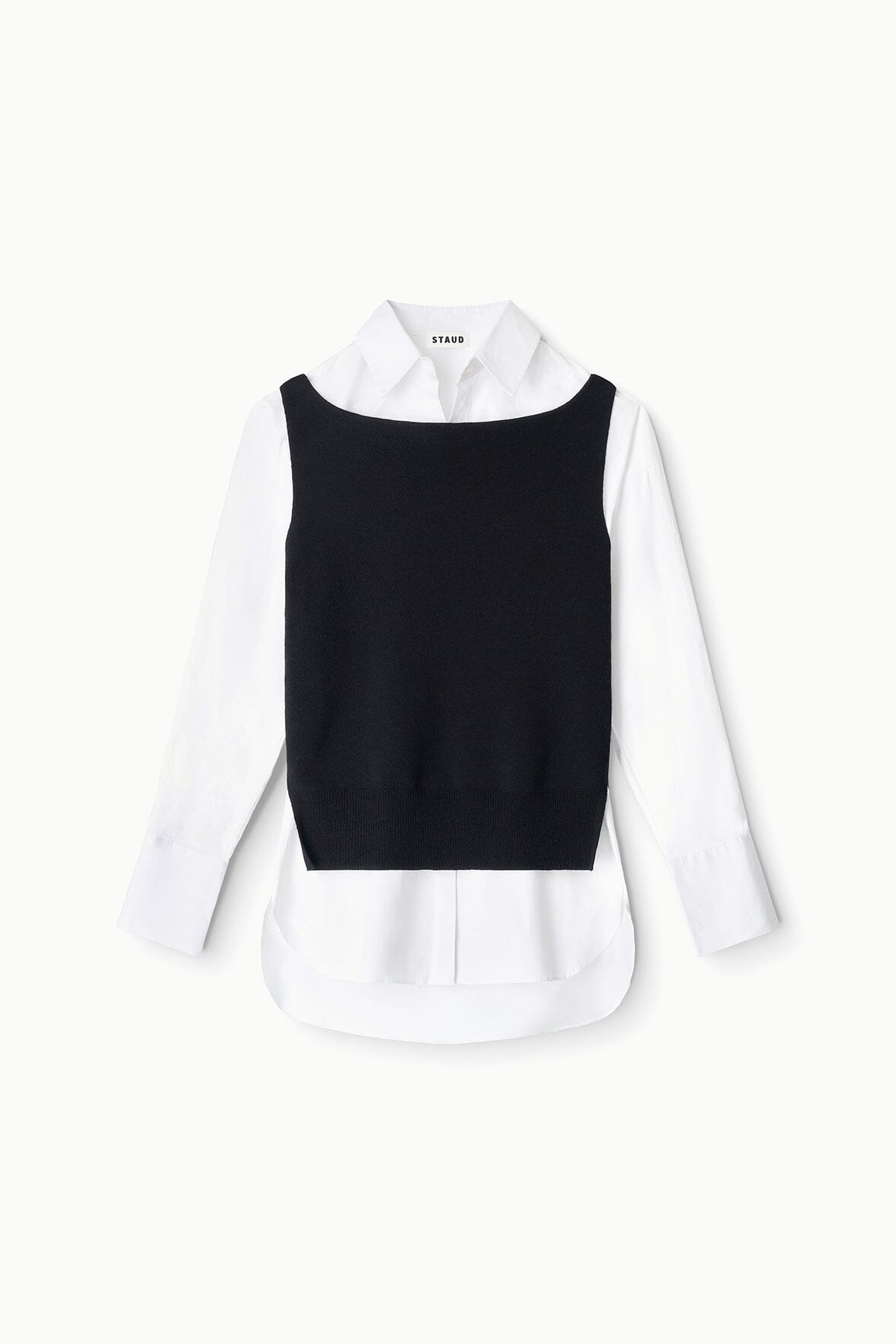 STAUD | Damian Top Black White