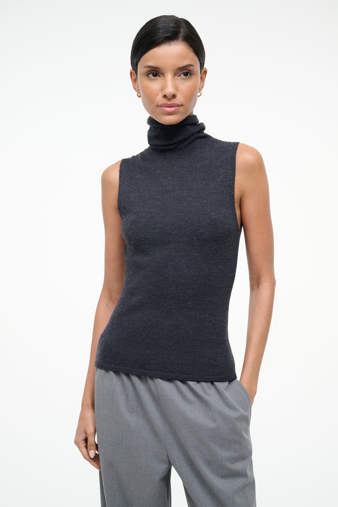STAUD | Canal Top Charcoal