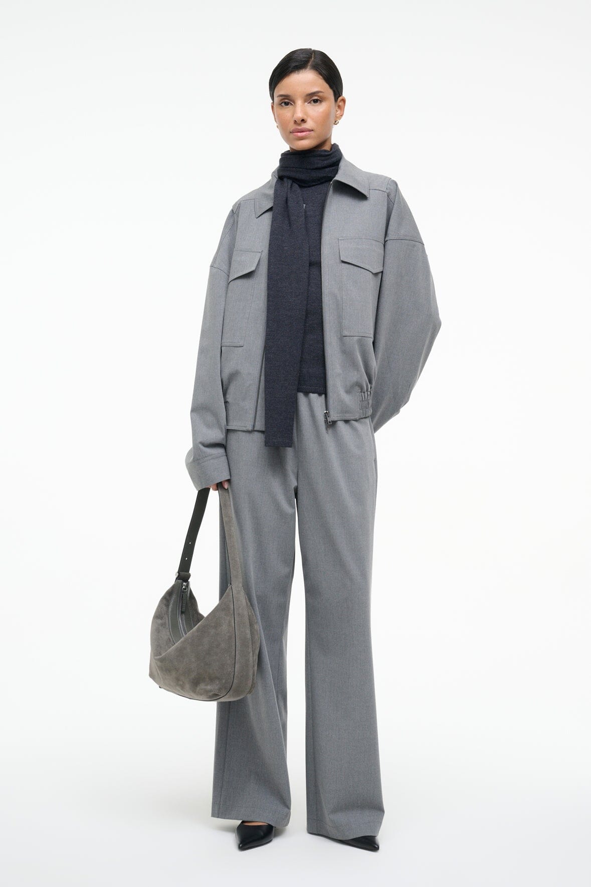 STAUD | Canal Top Charcoal