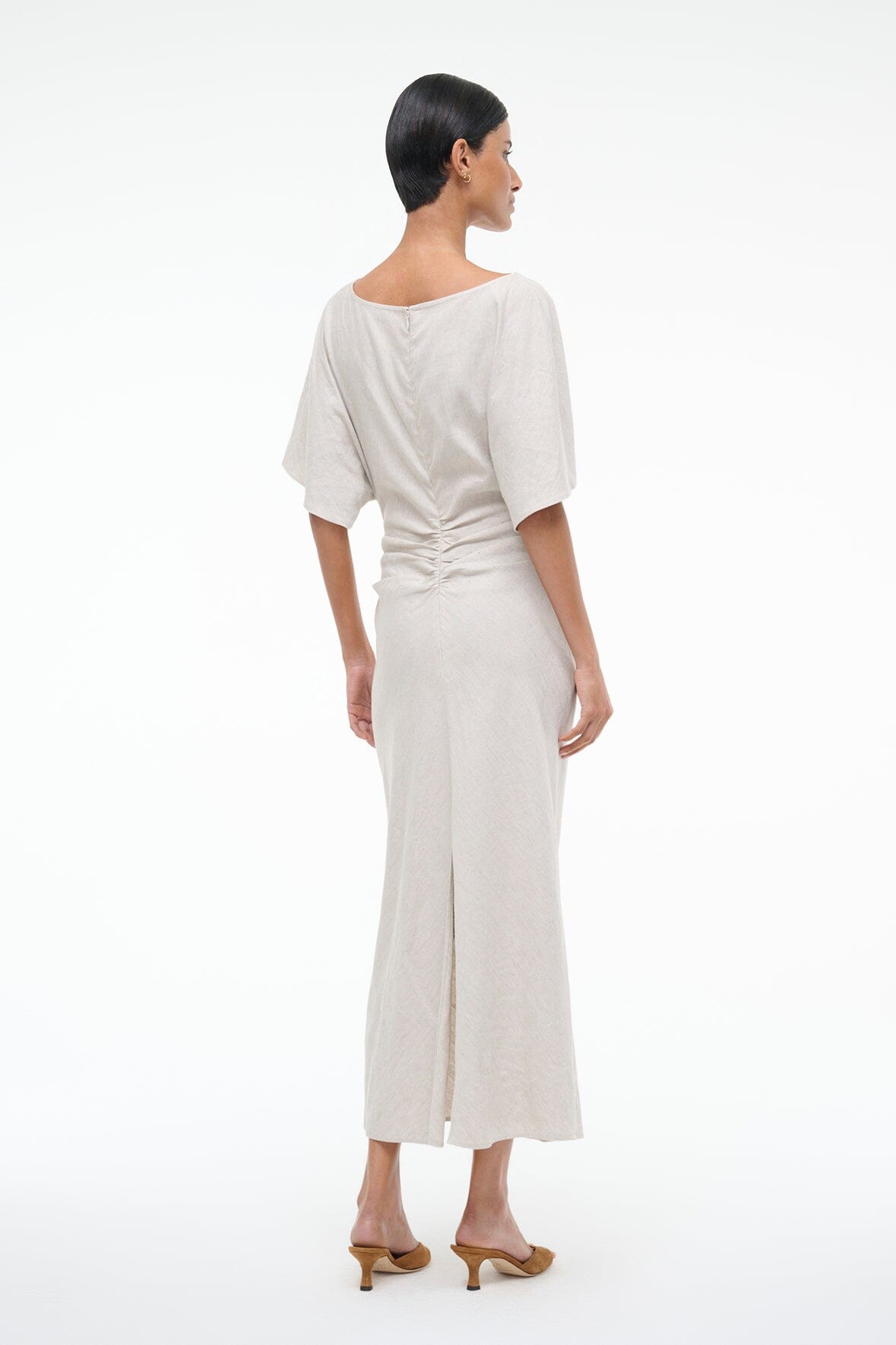 STAUD | Amelie Linen Dress Natural
