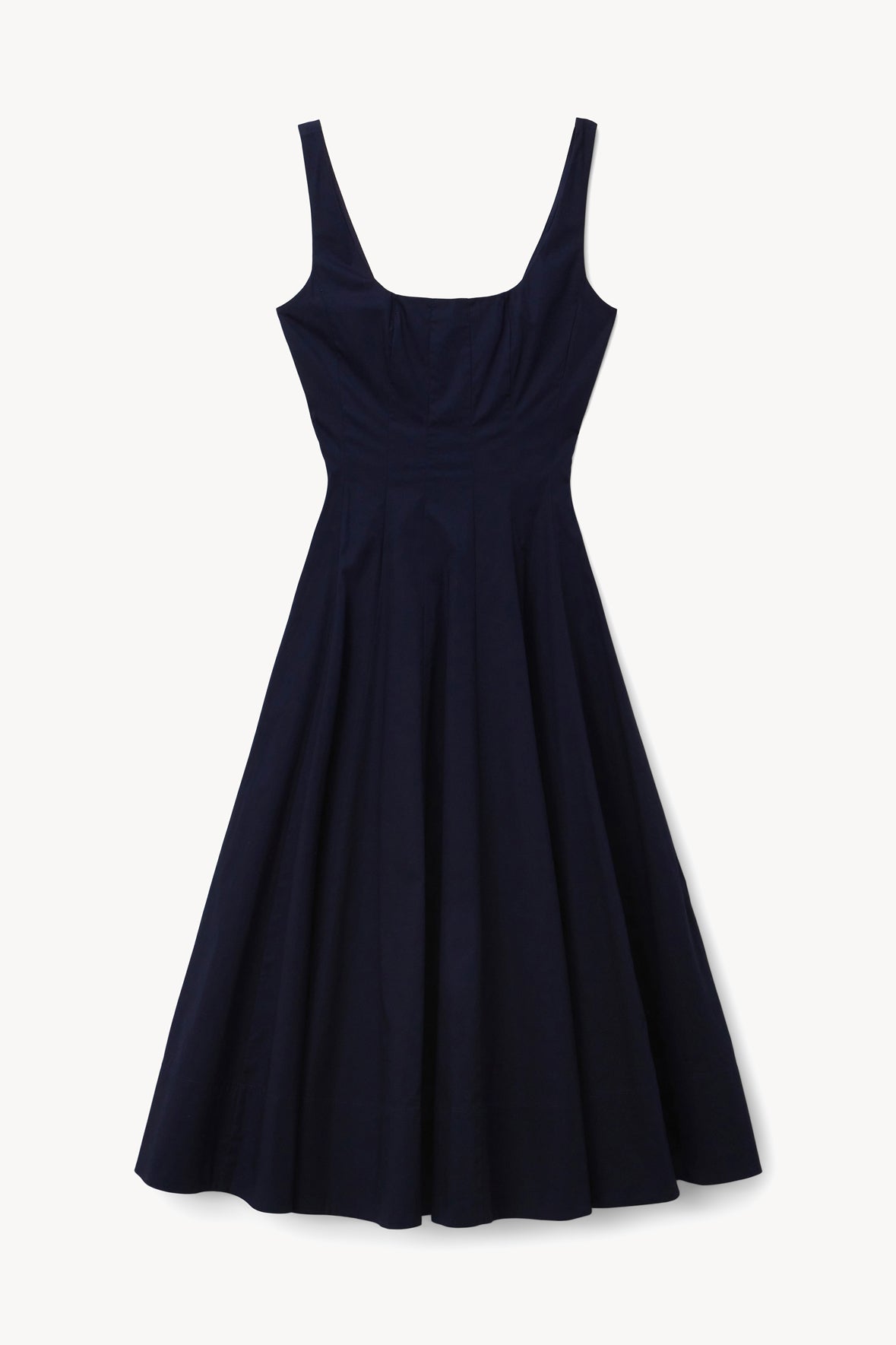 STAUD | Wells Dress Navy 1