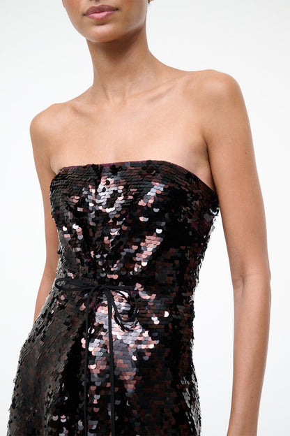 STAUD | Cece Dress Espresso Black