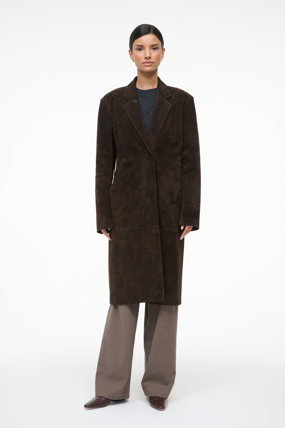 STAUD | Sabine Suede Jacket Espresso