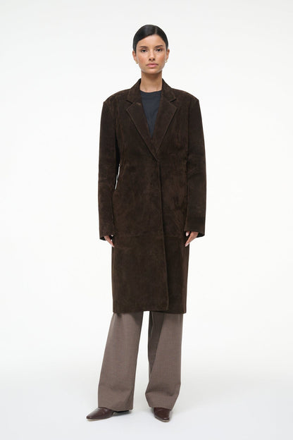 STAUD | Sabine Suede Jacket Espresso