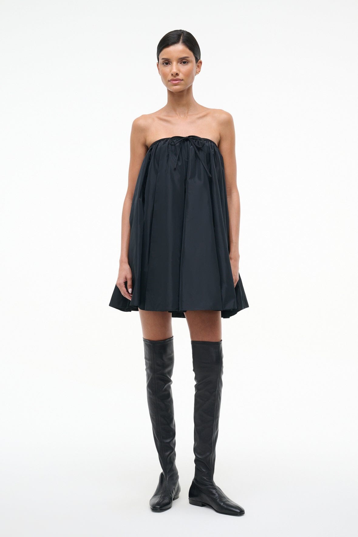 STAUD | Sofia Dress Black