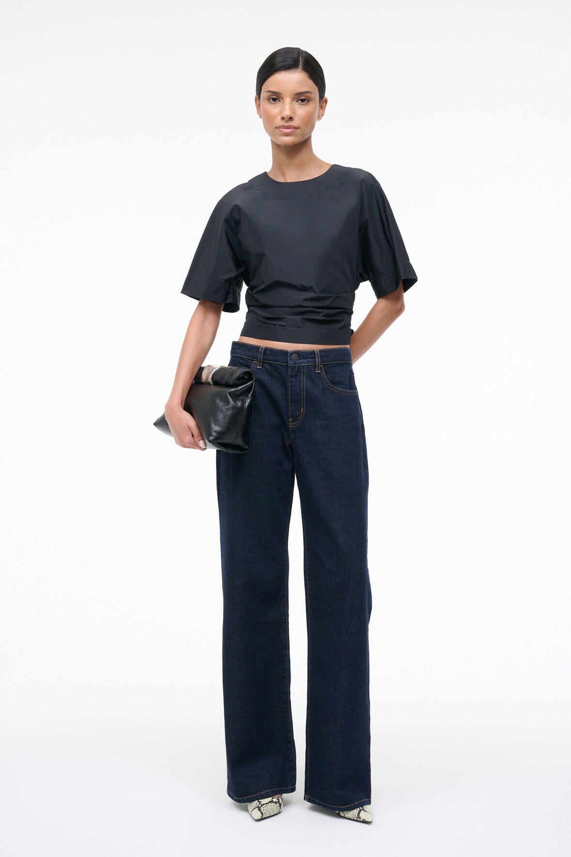 STAUD | Michelina Top Black
