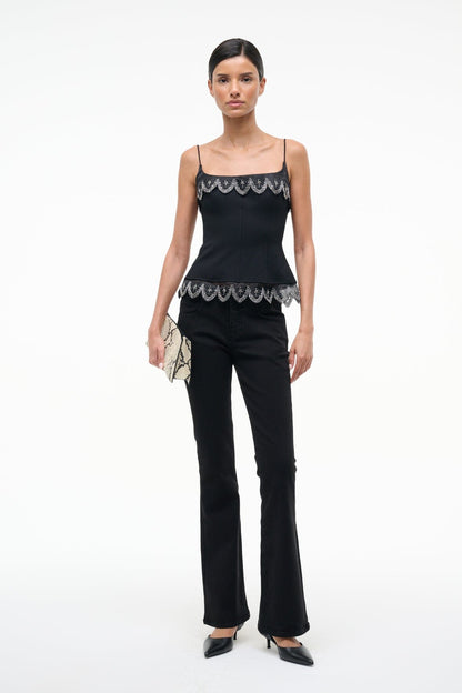 STAUD | Colette Top Black