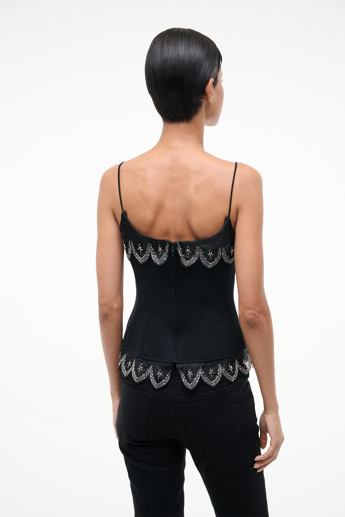 STAUD | Colette Top Black