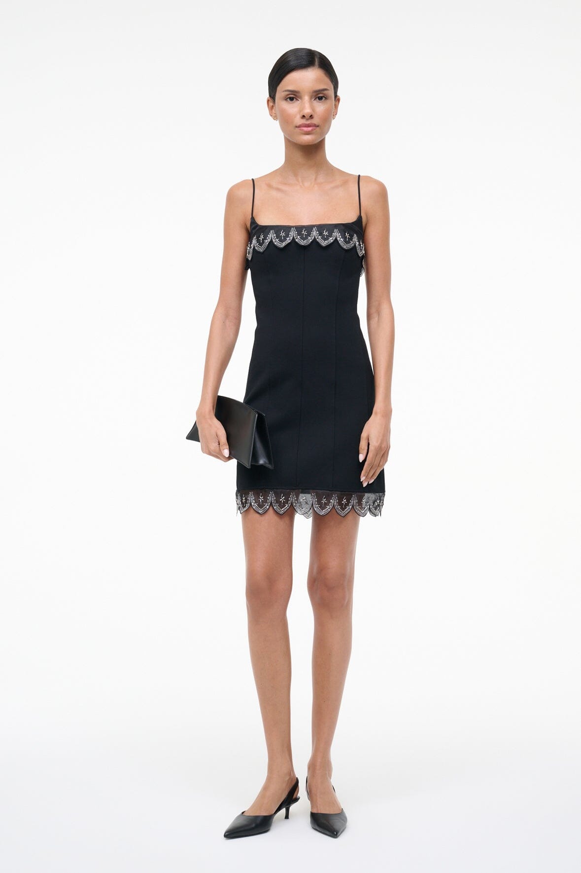 STAUD | Colette Dress Black