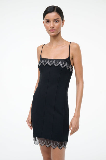 STAUD | Colette Dress Black