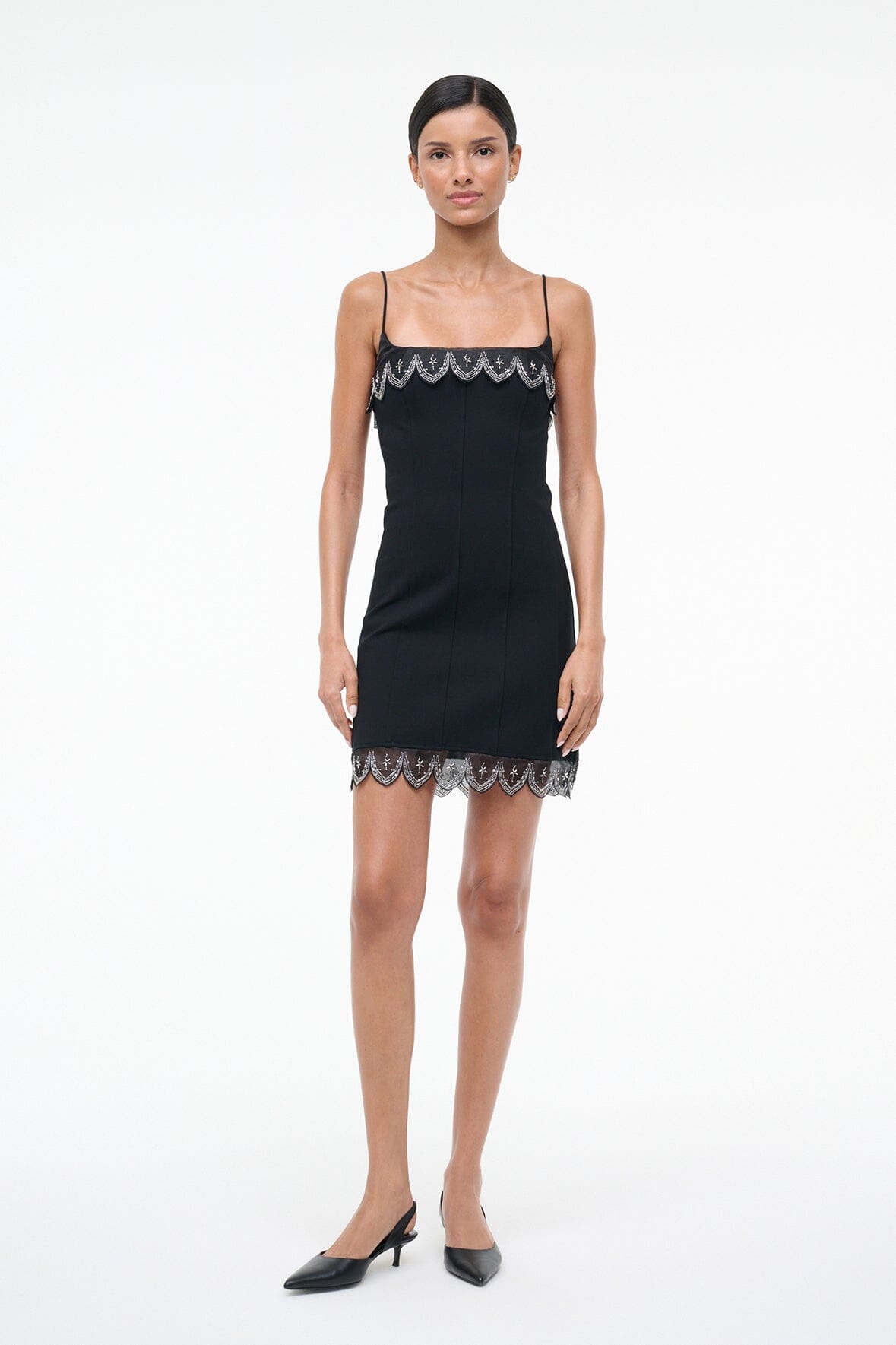 STAUD | Colette Dress Black